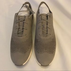 COLE HAAN ZEROGRAND LASER WINGTIP SUEDE SNEAKERS